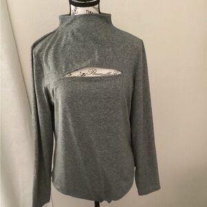 Express Compression collection cut out top ,body suit with thong size XL